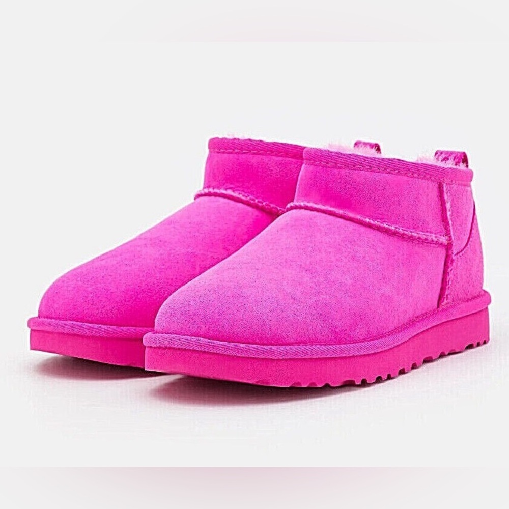 UGG Hot Pink Ultra Mini UGGS